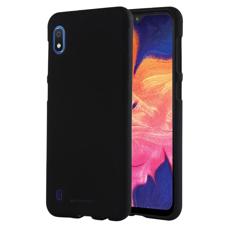 GOOSPERY SOFT FEELING  Liquid TPU Drop Protection Soft Shell for Galaxy A10