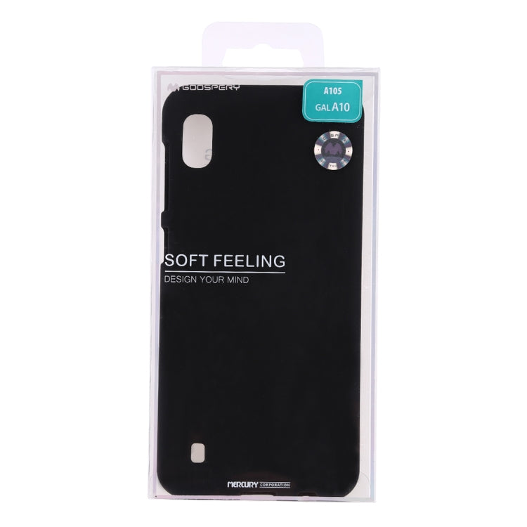 GOOSPERY SOFT FEELING  Liquid TPU Drop Protection Soft Shell for Galaxy A10