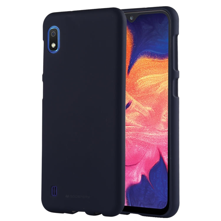 GOOSPERY SOFT FEELING  Liquid TPU Drop Protection Soft Shell for Galaxy A10