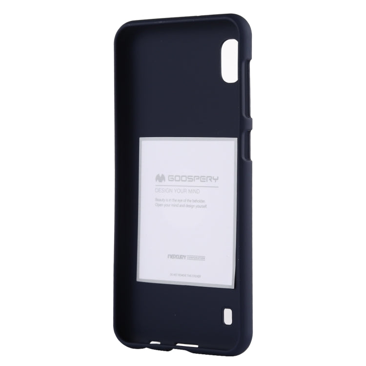 GOOSPERY SOFT FEELING  Liquid TPU Drop Protection Soft Shell for Galaxy A10
