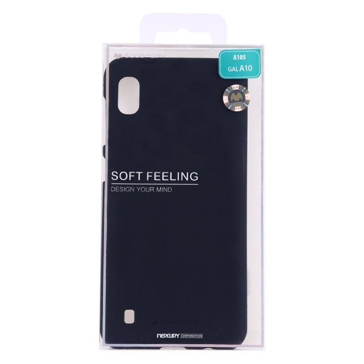 GOOSPERY SOFT FEELING  Liquid TPU Drop Protection Soft Shell for Galaxy A10