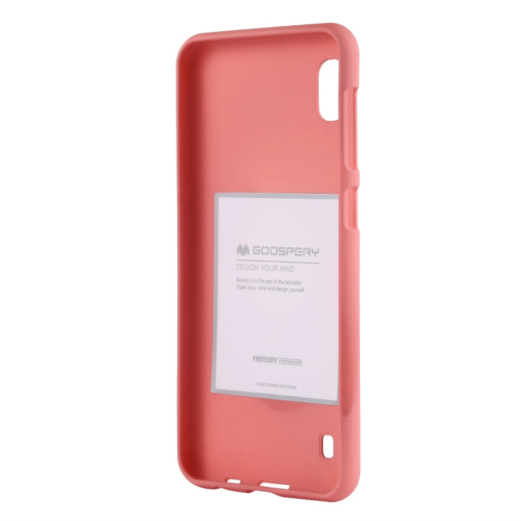 GOOSPERY SOFT FEELING  Liquid TPU Drop Protection Soft Shell for Galaxy A10