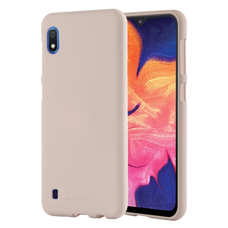 GOOSPERY SOFT FEELING  Liquid TPU Drop Protection Soft Shell for Galaxy A10