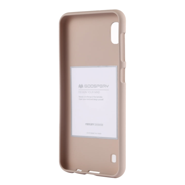 GOOSPERY SOFT FEELING  Liquid TPU Drop Protection Soft Shell for Galaxy A10