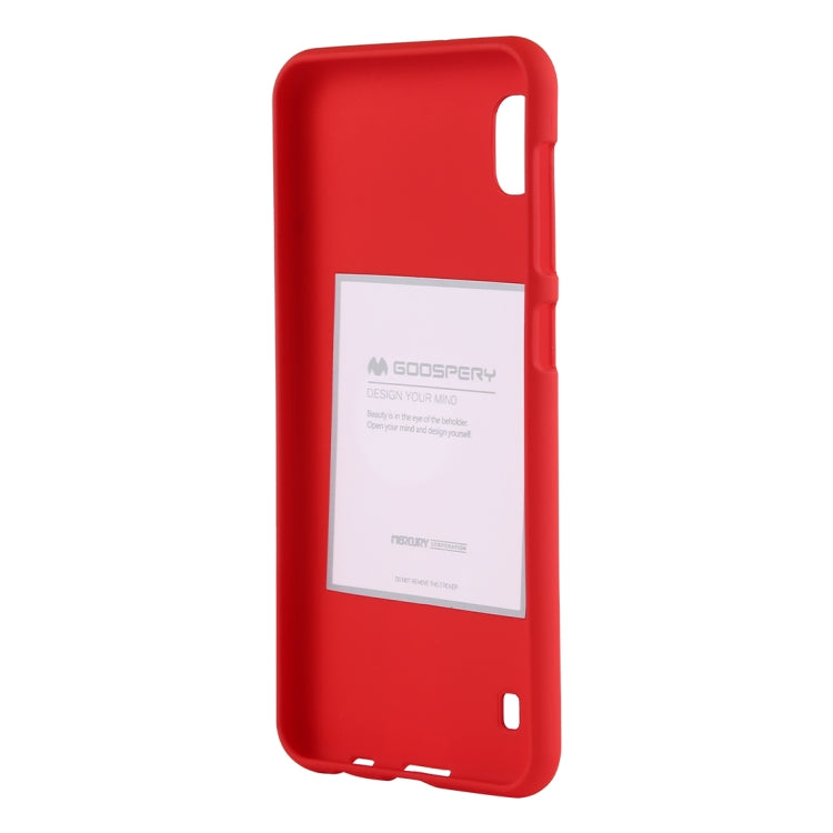 GOOSPERY SOFT FEELING  Liquid TPU Drop Protection Soft Shell for Galaxy A10