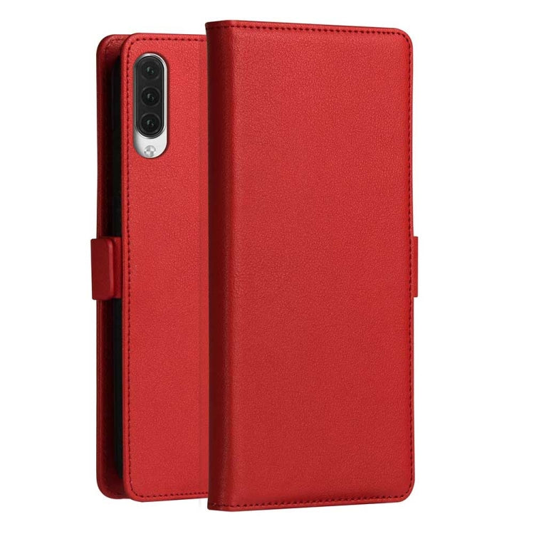 DZGOGO MILO Series PC + PU Horizontal Flip Leather Case for Galaxy A70, with Holder & Card Slot & Wallet