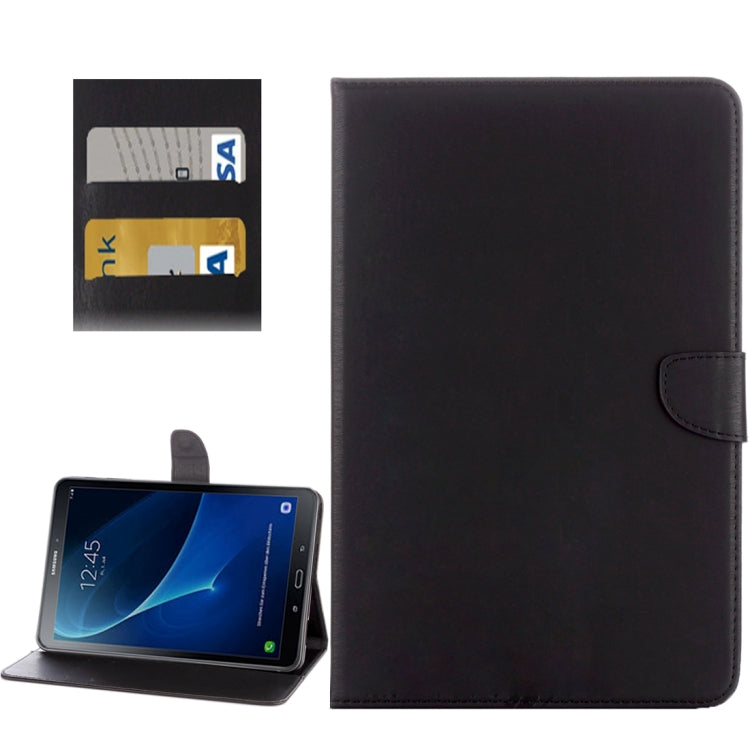 For Galaxy Tab A 10.1 (2016) / P580 Simple Style Horizontal Flip Leather Case with Holder & Card Slots & Wallet