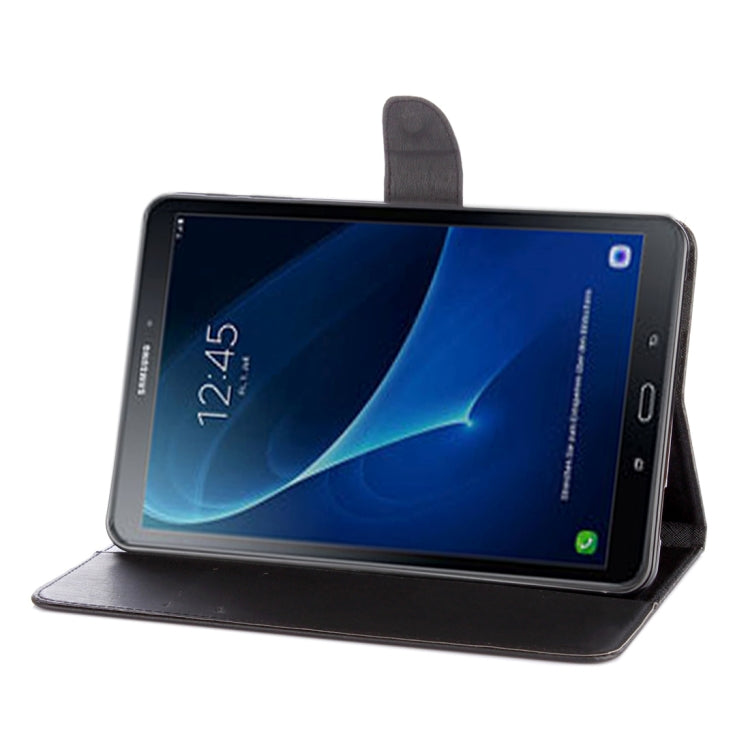 For Galaxy Tab A 10.1 (2016) / P580 Simple Style Horizontal Flip Leather Case with Holder & Card Slots & Wallet