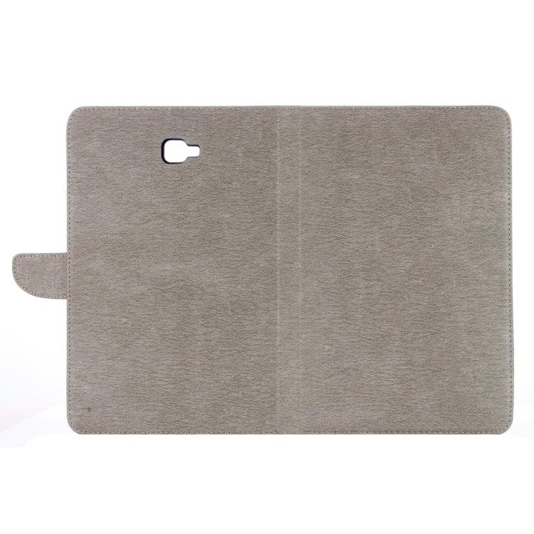 For Galaxy Tab A 10.1 (2016) / P580 Simple Style Horizontal Flip Leather Case with Holder & Card Slots & Wallet