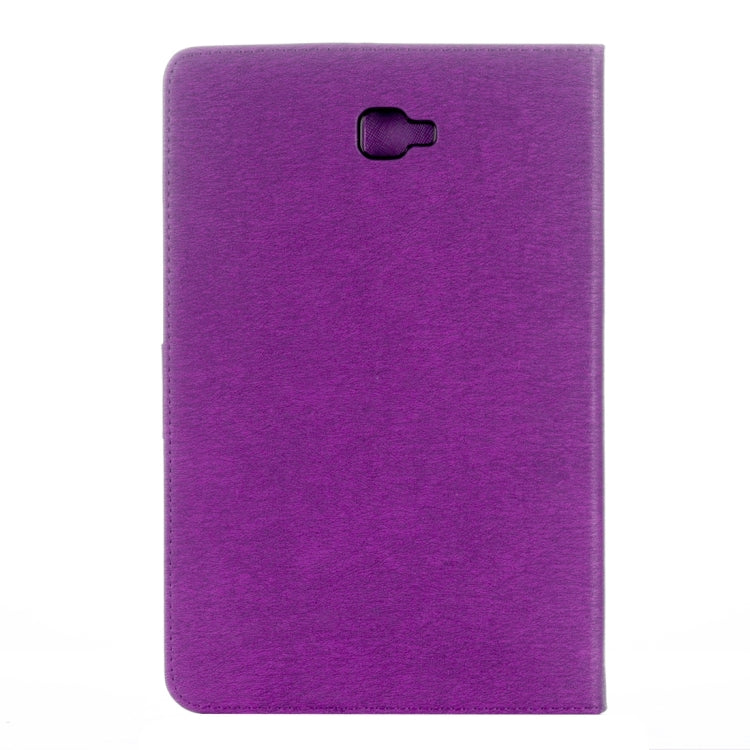 For Galaxy Tab A 10.1 (2016) / P580 Simple Style Horizontal Flip Leather Case with Holder & Card Slots & Wallet