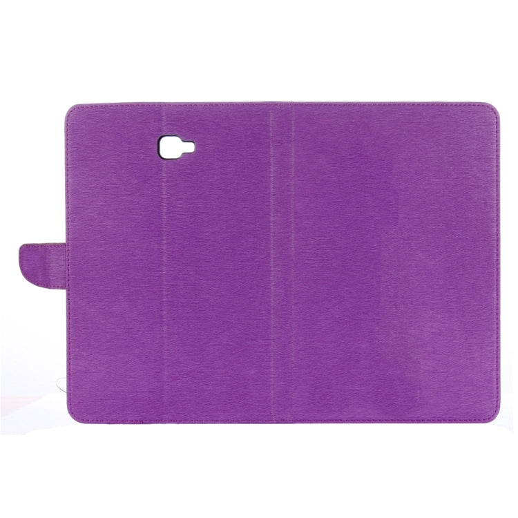 For Galaxy Tab A 10.1 (2016) / P580 Simple Style Horizontal Flip Leather Case with Holder & Card Slots & Wallet
