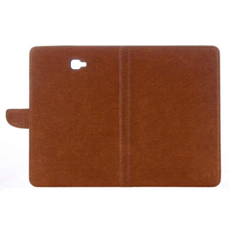 For Galaxy Tab A 10.1 (2016) / P580 Simple Style Horizontal Flip Leather Case with Holder & Card Slots & Wallet