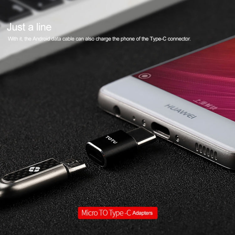 TOTUDESIGN Exquisite Series 5V 2.4A Micro to USB-C / Type-C Adaptor