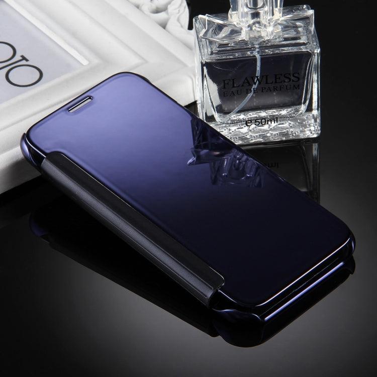 For Galaxy J5 (2017) / J530 (EU Version) Electroplating Mirror Horizontal Flip Leather Case