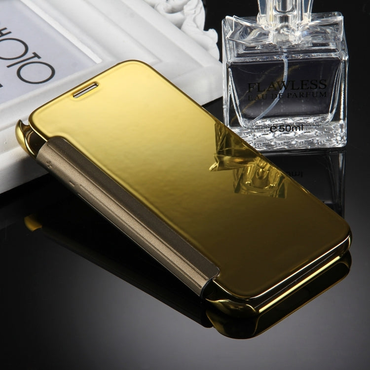 For Galaxy J5 (2017) / J530 (EU Version) Electroplating Mirror Horizontal Flip Leather Case