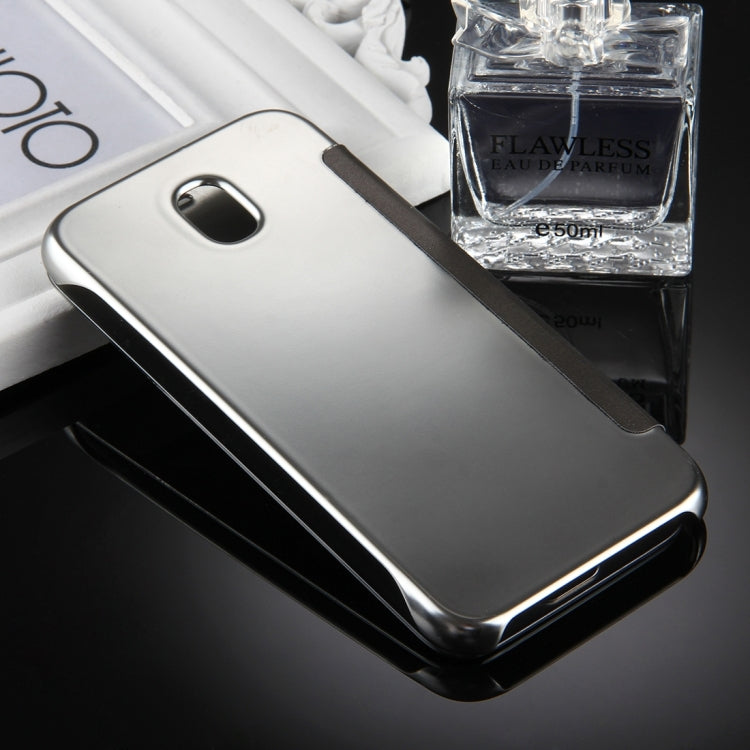 For Galaxy J5 (2017) / J530 (EU Version) Electroplating Mirror Horizontal Flip Leather Case