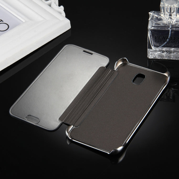 For Galaxy J5 (2017) / J530 (EU Version) Electroplating Mirror Horizontal Flip Leather Case