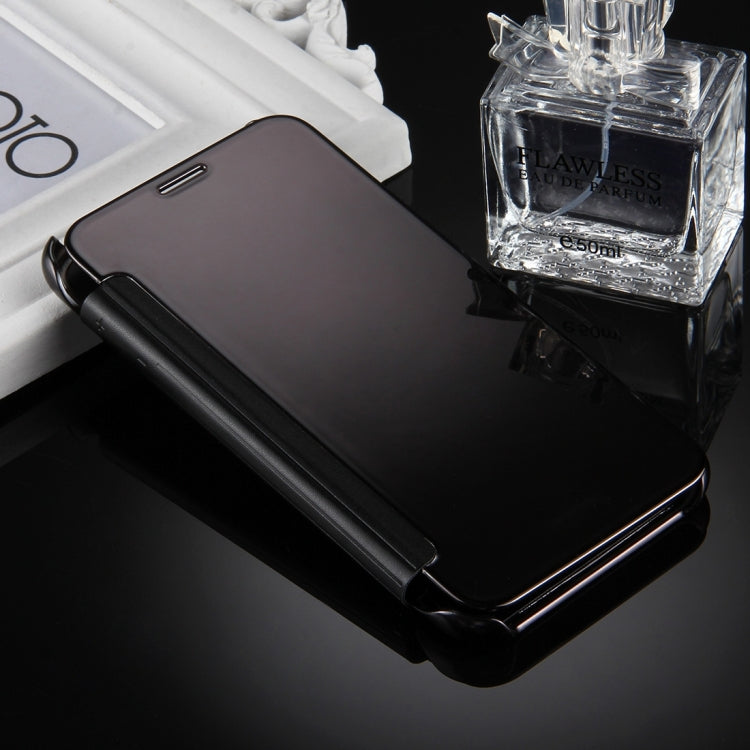 For Galaxy J7 (2017) / J730 (EU Version) Electroplating Mirror Horizontal Flip Leather Case