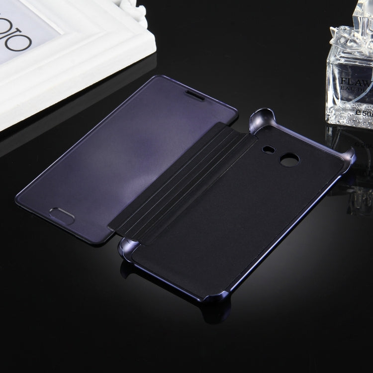 For Galaxy J5 (2017) (US Version) Electroplating Mirror Horizontal Flip Leather Case