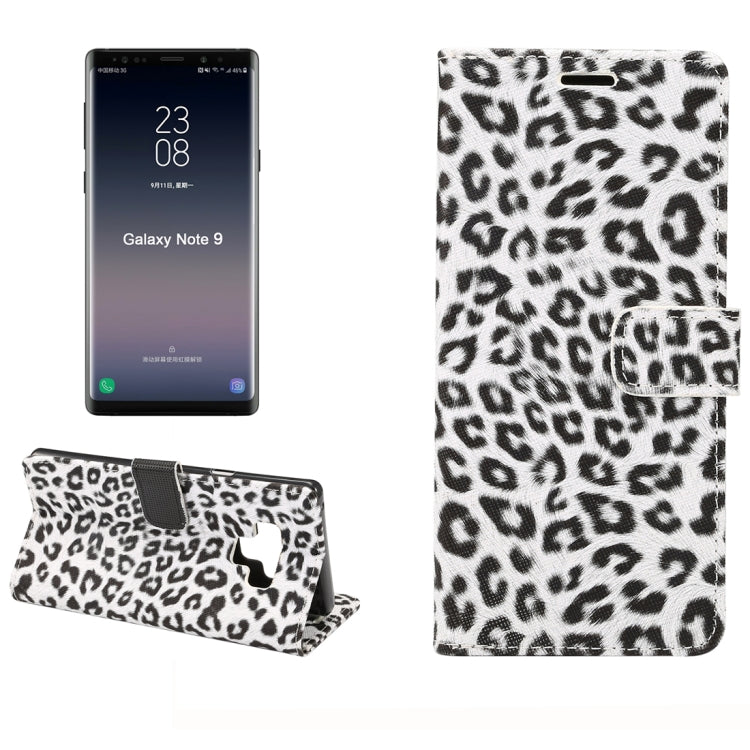 Leopard Pattern Horizontal Flip PU Leather Case for Galaxy Note 9, with Holder & Card Slot & Wallet