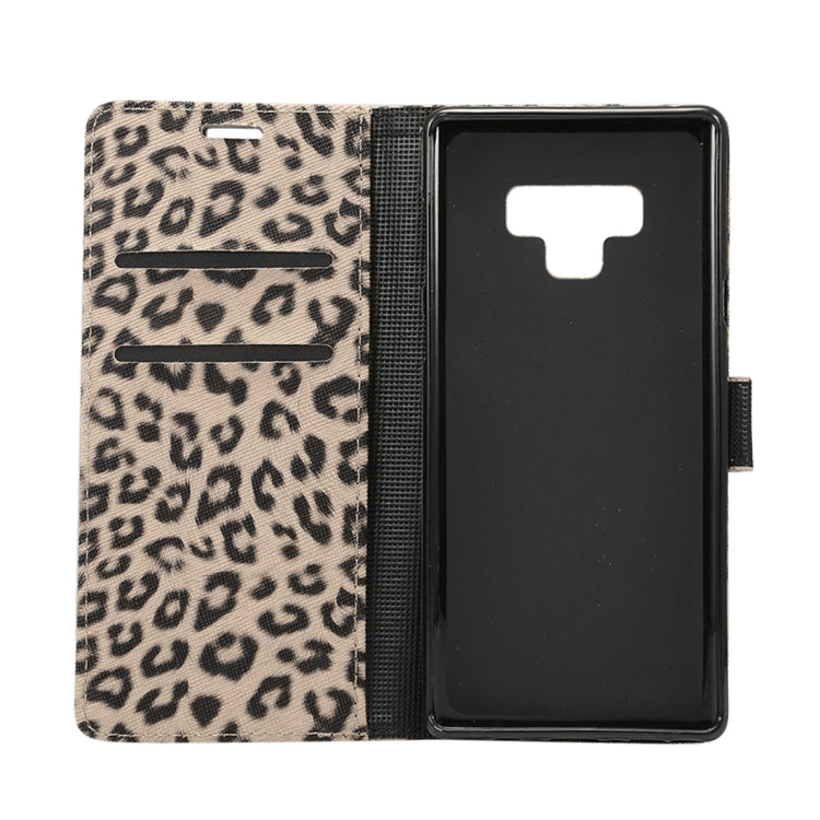 Leopard Pattern Horizontal Flip PU Leather Case for Galaxy Note 9, with Holder & Card Slot & Wallet