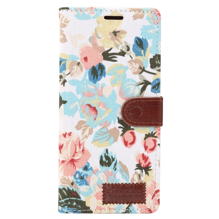 Dibase Flower Pattern Horizontal Flip PU Leather Case for Galaxy Note 9, with Holder & Card Slot