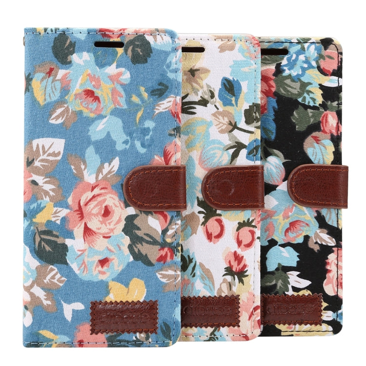 Dibase Flower Pattern Horizontal Flip PU Leather Case for Galaxy Note 9, with Holder & Card Slot