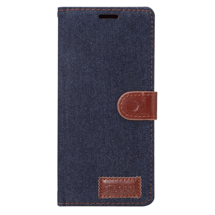 dibase Denim Texture Horizontal Flip PU Leather Case for Galaxy Note 9, with Holder & Card Slot