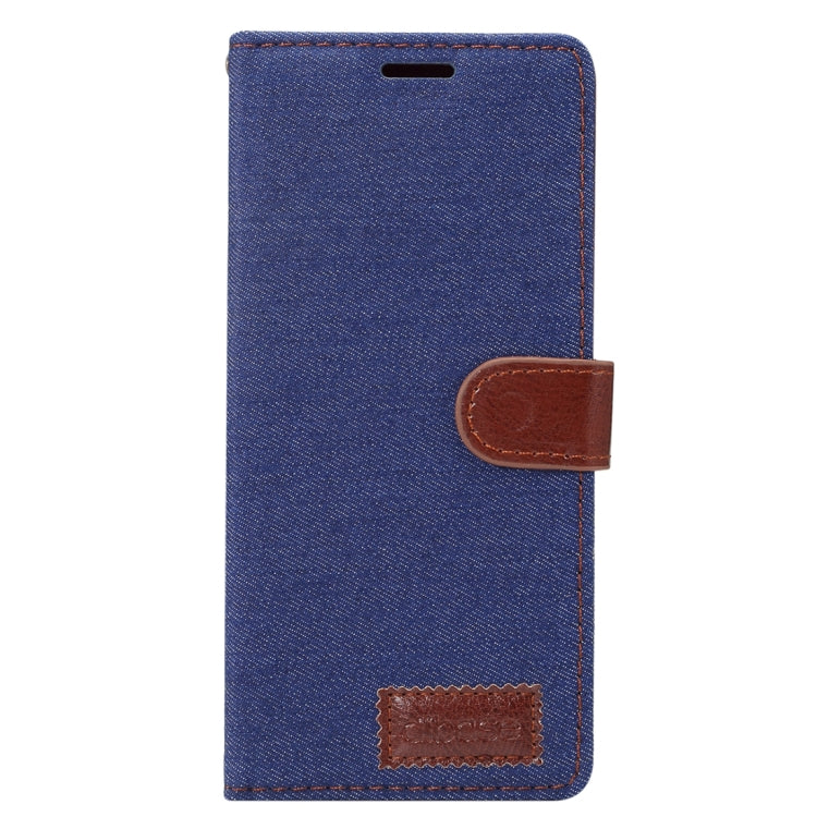 dibase Denim Texture Horizontal Flip PU Leather Case for Galaxy Note 9, with Holder & Card Slot