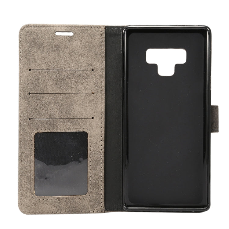 Sheep Bar Material Horizontal Flip PU Leather Case for Galaxy Note 9, with Holder & Card Slot & Wallet & Photo Frame