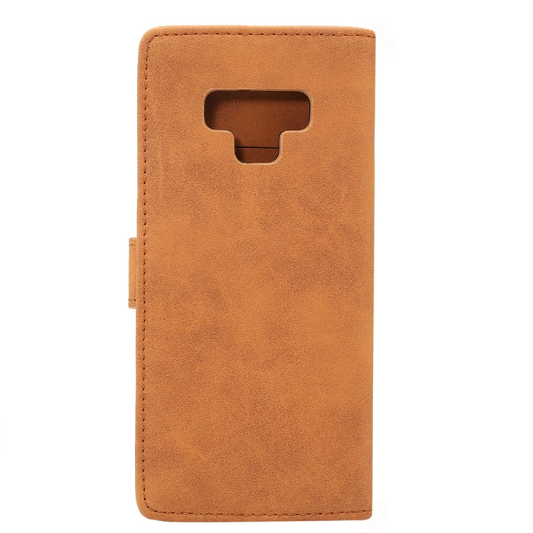 Sheep Bar Material Horizontal Flip PU Leather Case for Galaxy Note 9, with Holder & Card Slot & Wallet & Photo Frame