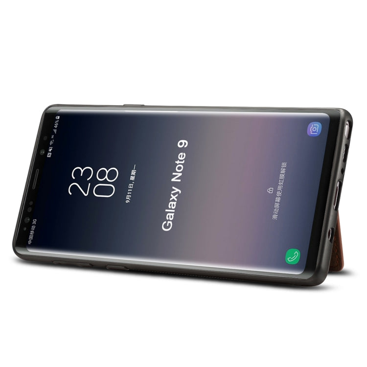 dibase Crazy Horse Texture PU Leather Case for Galaxy Note 9, with Holder & Card Slot