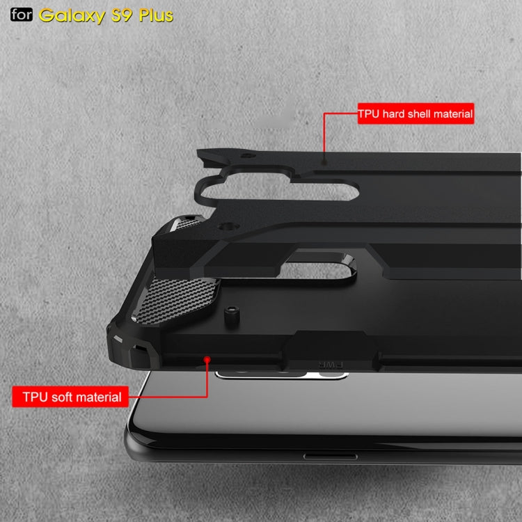 For Galaxy S9+ TPU + PC 360 Degree Protection Shockproof Protective Back Case