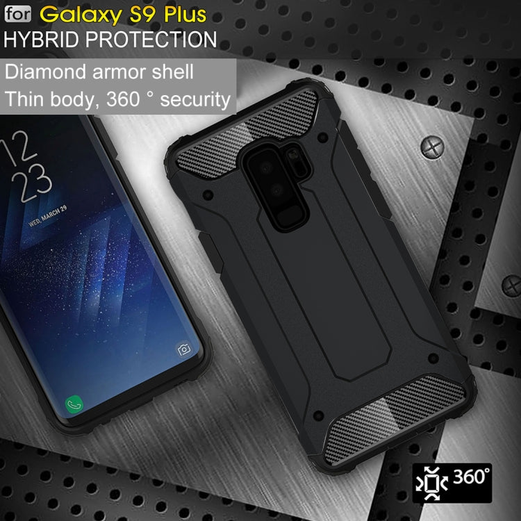 For Galaxy S9+ TPU + PC 360 Degree Protection Shockproof Protective Back Case
