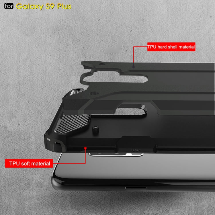 For Galaxy S9+ TPU + PC 360 Degree Protection Shockproof Protective Back Case