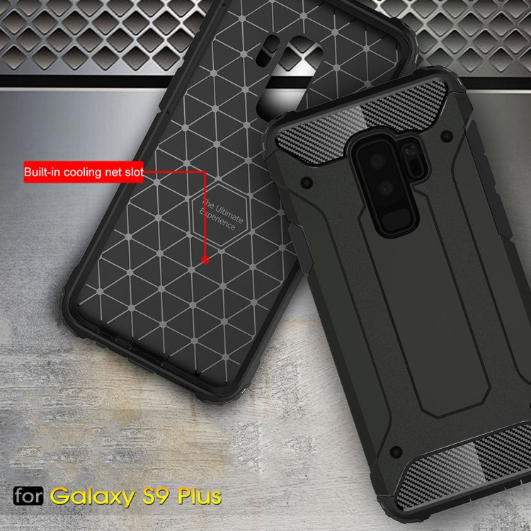 For Galaxy S9+ TPU + PC 360 Degree Protection Shockproof Protective Back Case