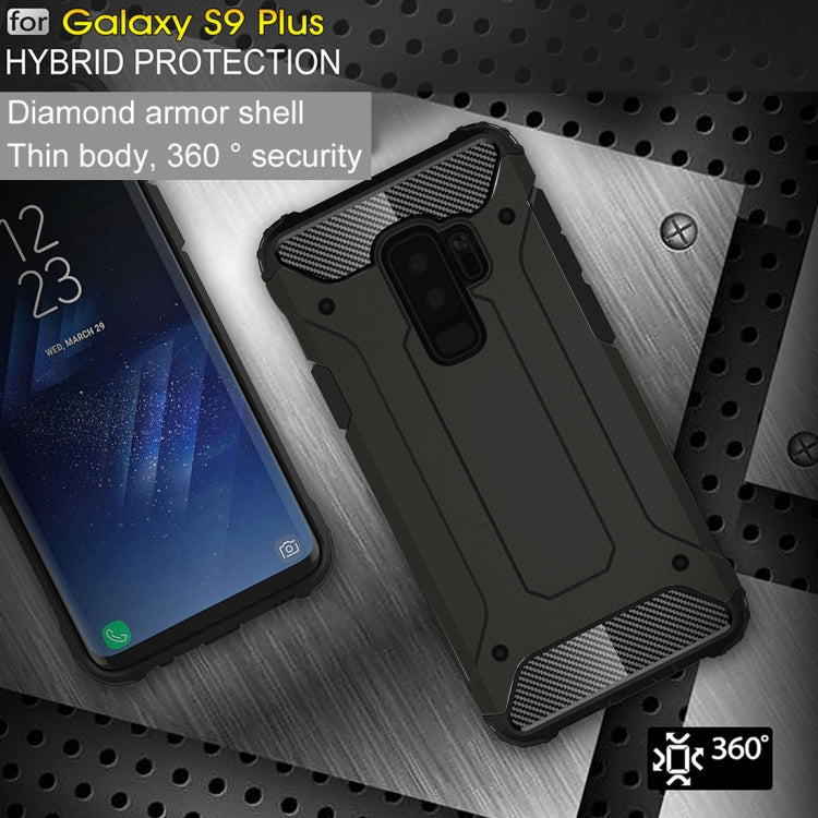 For Galaxy S9+ TPU + PC 360 Degree Protection Shockproof Protective Back Case