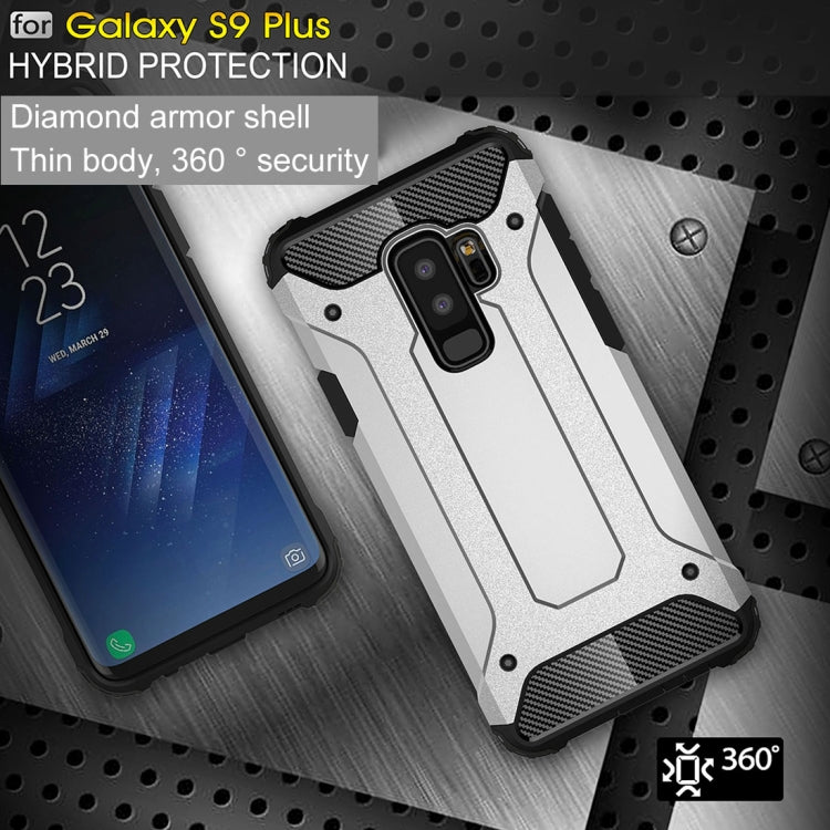 For Galaxy S9+ TPU + PC 360 Degree Protection Shockproof Protective Back Case