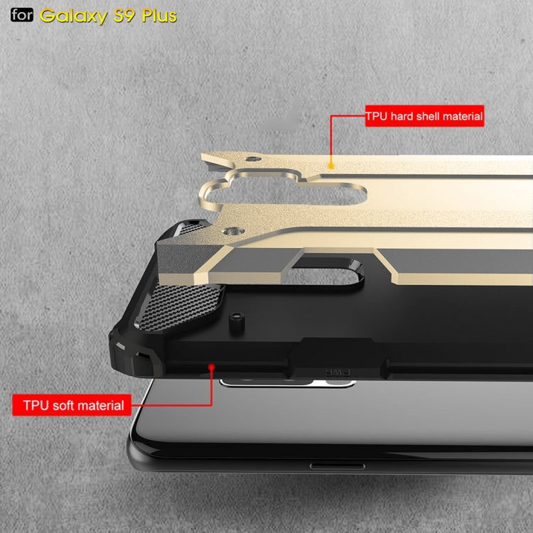 For Galaxy S9+ TPU + PC 360 Degree Protection Shockproof Protective Back Case