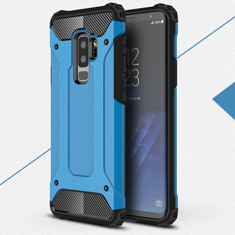 For Galaxy S9+ TPU + PC 360 Degree Protection Shockproof Protective Back Case
