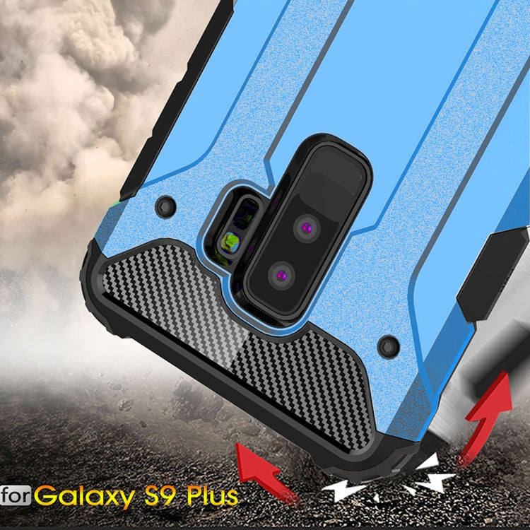 For Galaxy S9+ TPU + PC 360 Degree Protection Shockproof Protective Back Case
