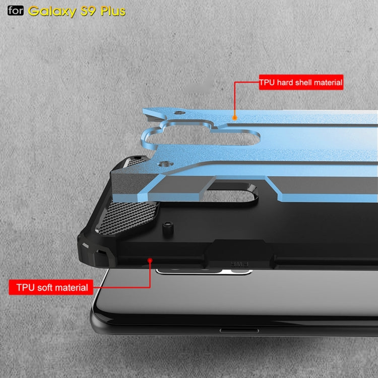 For Galaxy S9+ TPU + PC 360 Degree Protection Shockproof Protective Back Case