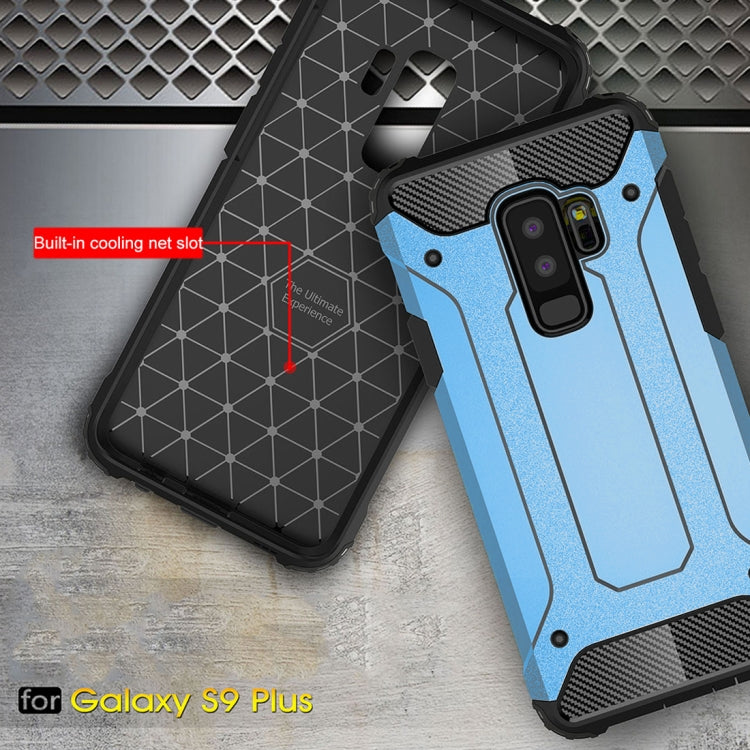 For Galaxy S9+ TPU + PC 360 Degree Protection Shockproof Protective Back Case