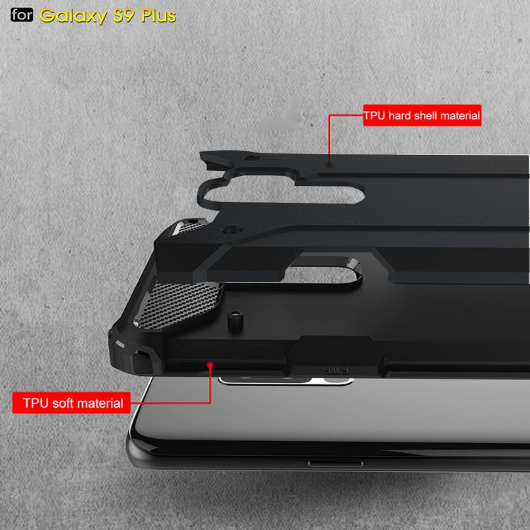 For Galaxy S9+ TPU + PC 360 Degree Protection Shockproof Protective Back Case