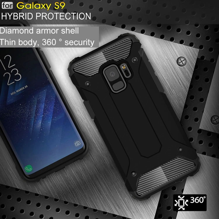 For Galaxy S9 TPU + PC 360 Degree Protection Shockproof Protective Back Case