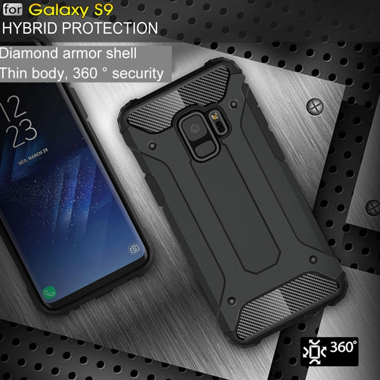 For Galaxy S9 TPU + PC 360 Degree Protection Shockproof Protective Back Case