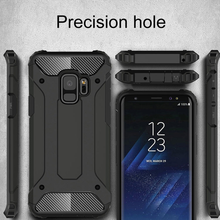 For Galaxy S9 TPU + PC 360 Degree Protection Shockproof Protective Back Case