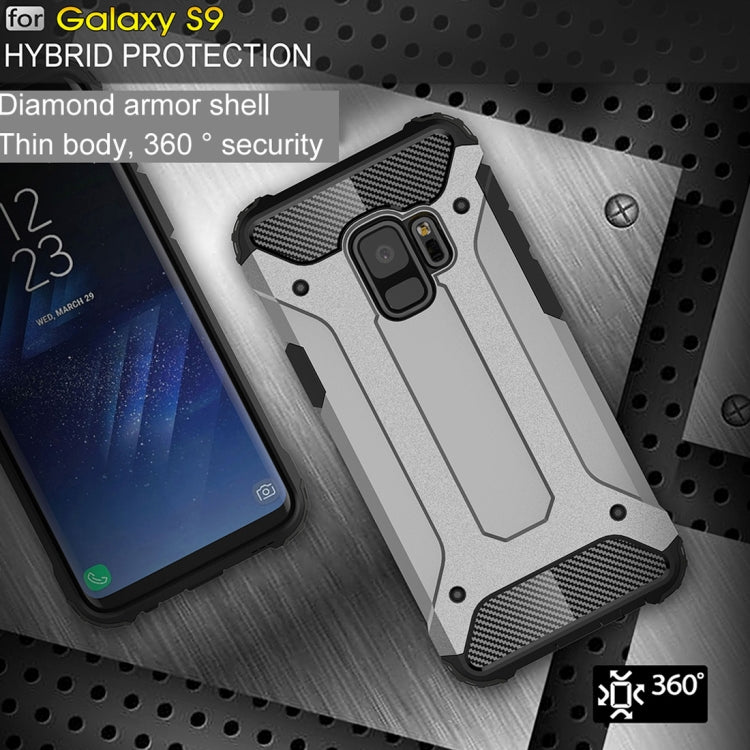 For Galaxy S9 TPU + PC 360 Degree Protection Shockproof Protective Back Case