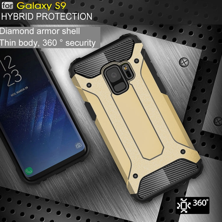 For Galaxy S9 TPU + PC 360 Degree Protection Shockproof Protective Back Case