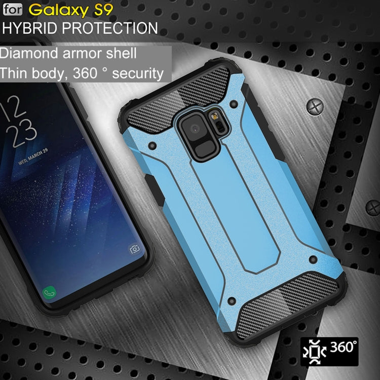 For Galaxy S9 TPU + PC 360 Degree Protection Shockproof Protective Back Case